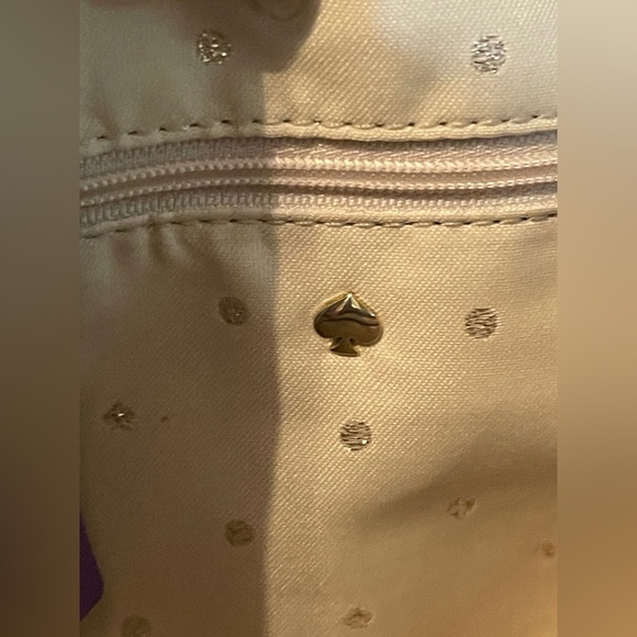 Kate Spade Purple Quilted Pale Gold Coast Meadow Shoulder Bag NWT full inclusion - Picture 9 of 15